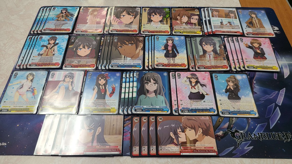 デッキレシピ青ブタ